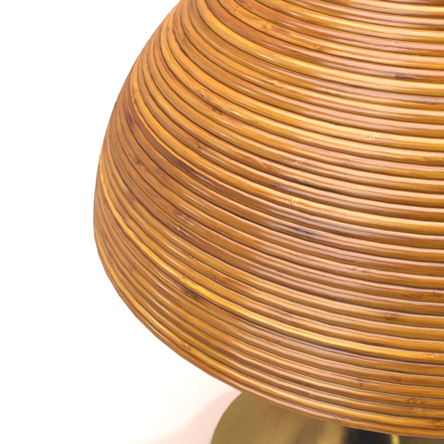 Large Bamboo Table Lamp 3D Model_05